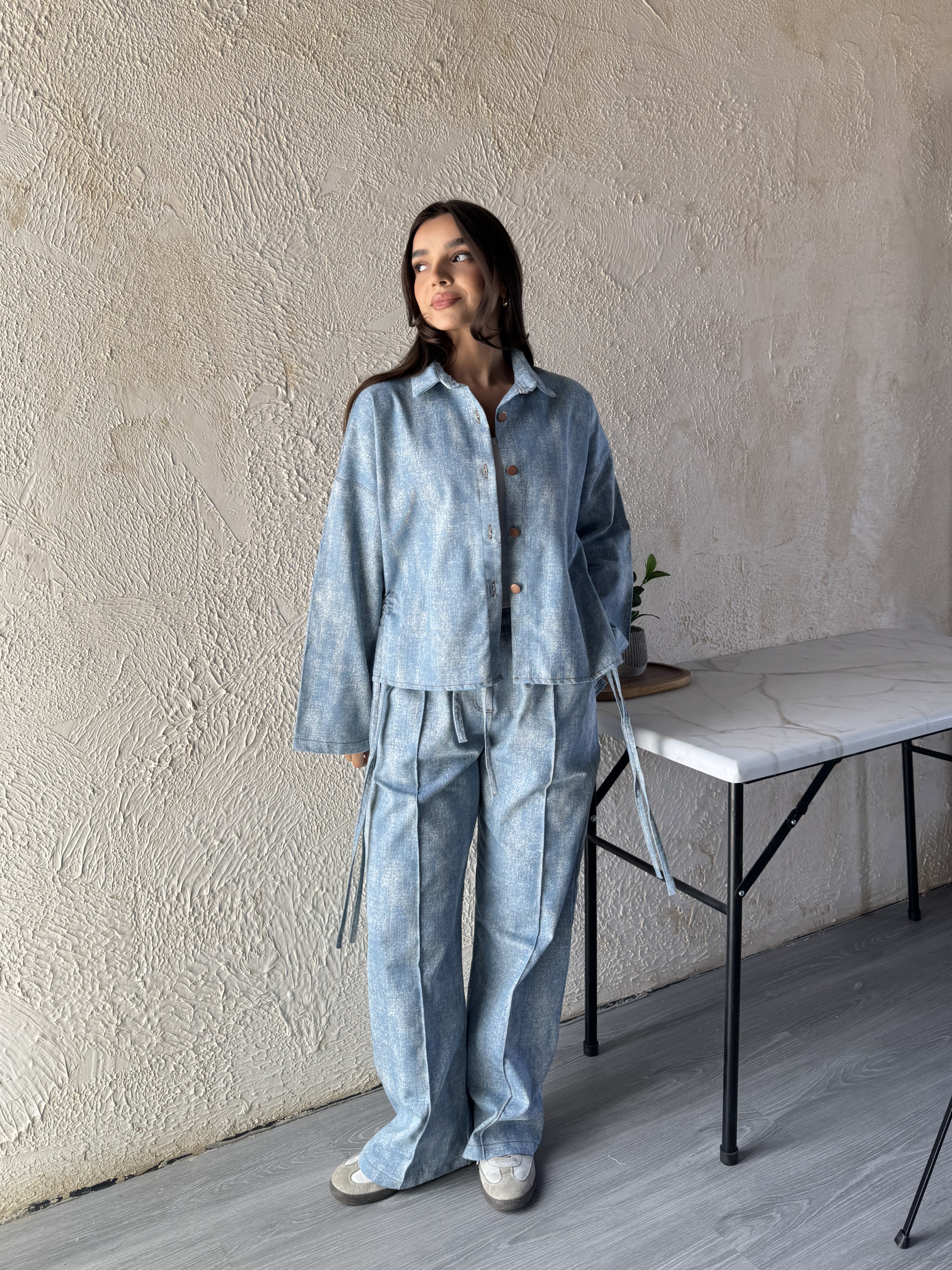 Mist Denim Set