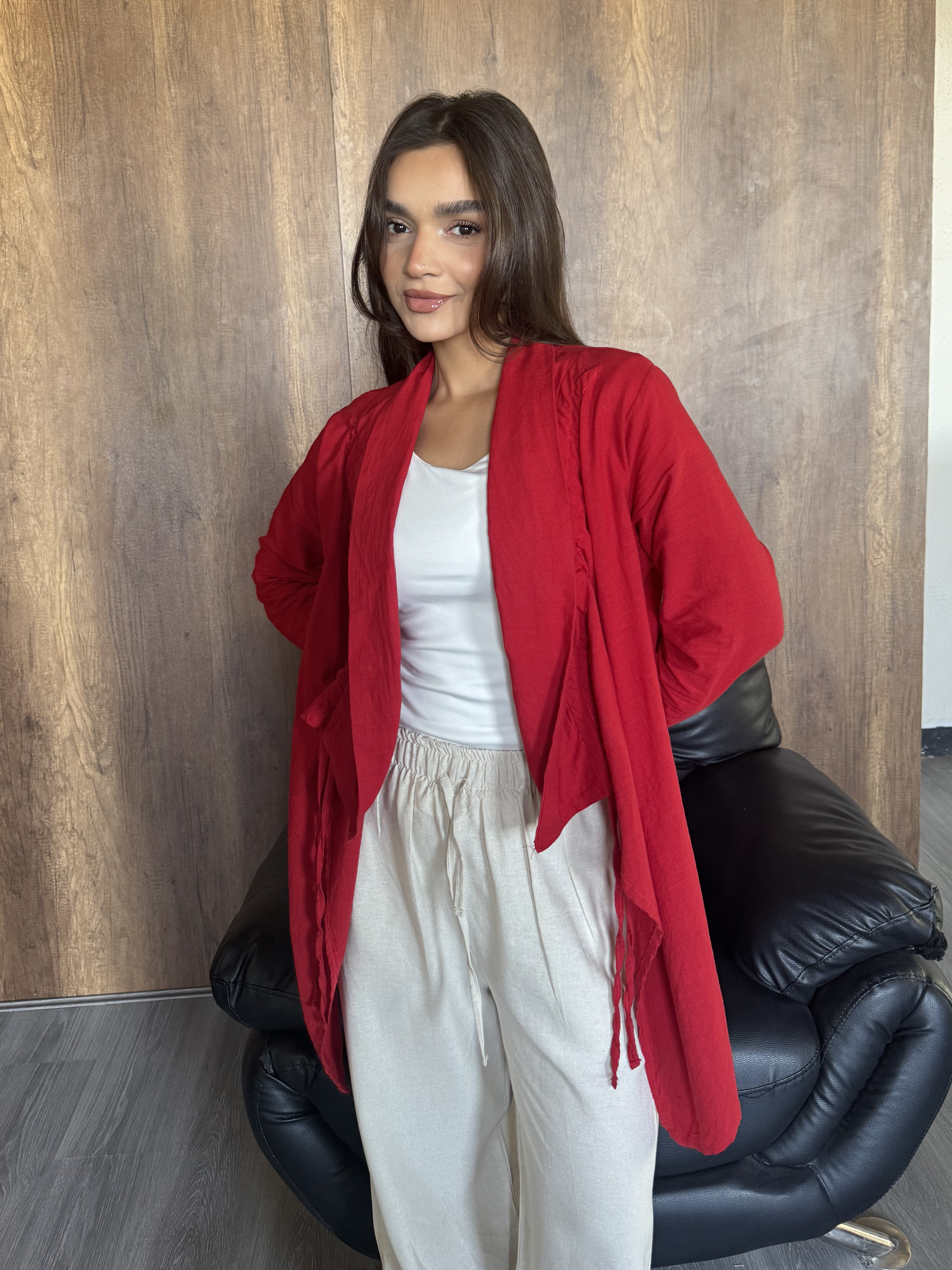 Bloom Cardigan - Red