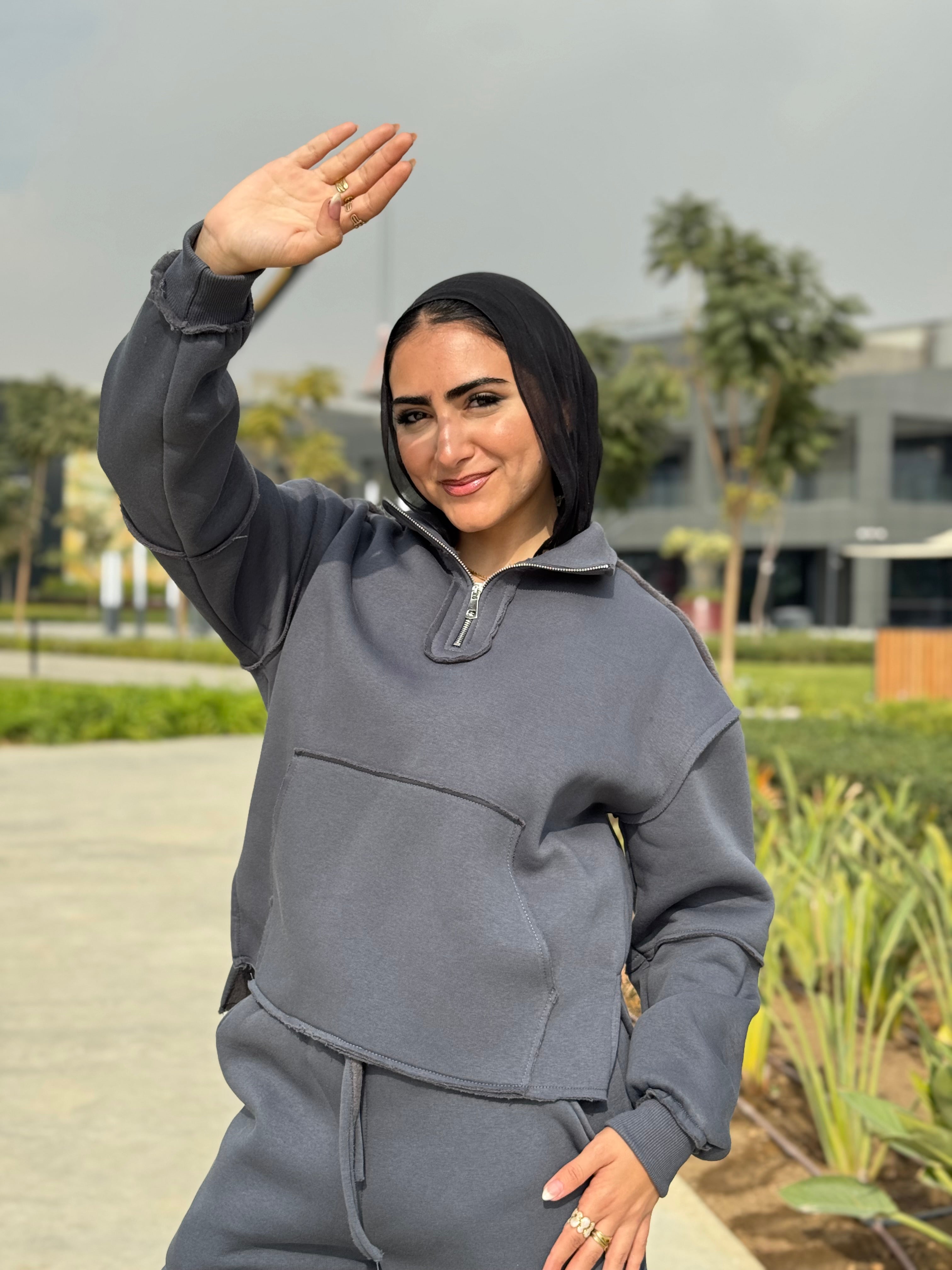 Quarter-Zip Sweatshirt - Gary