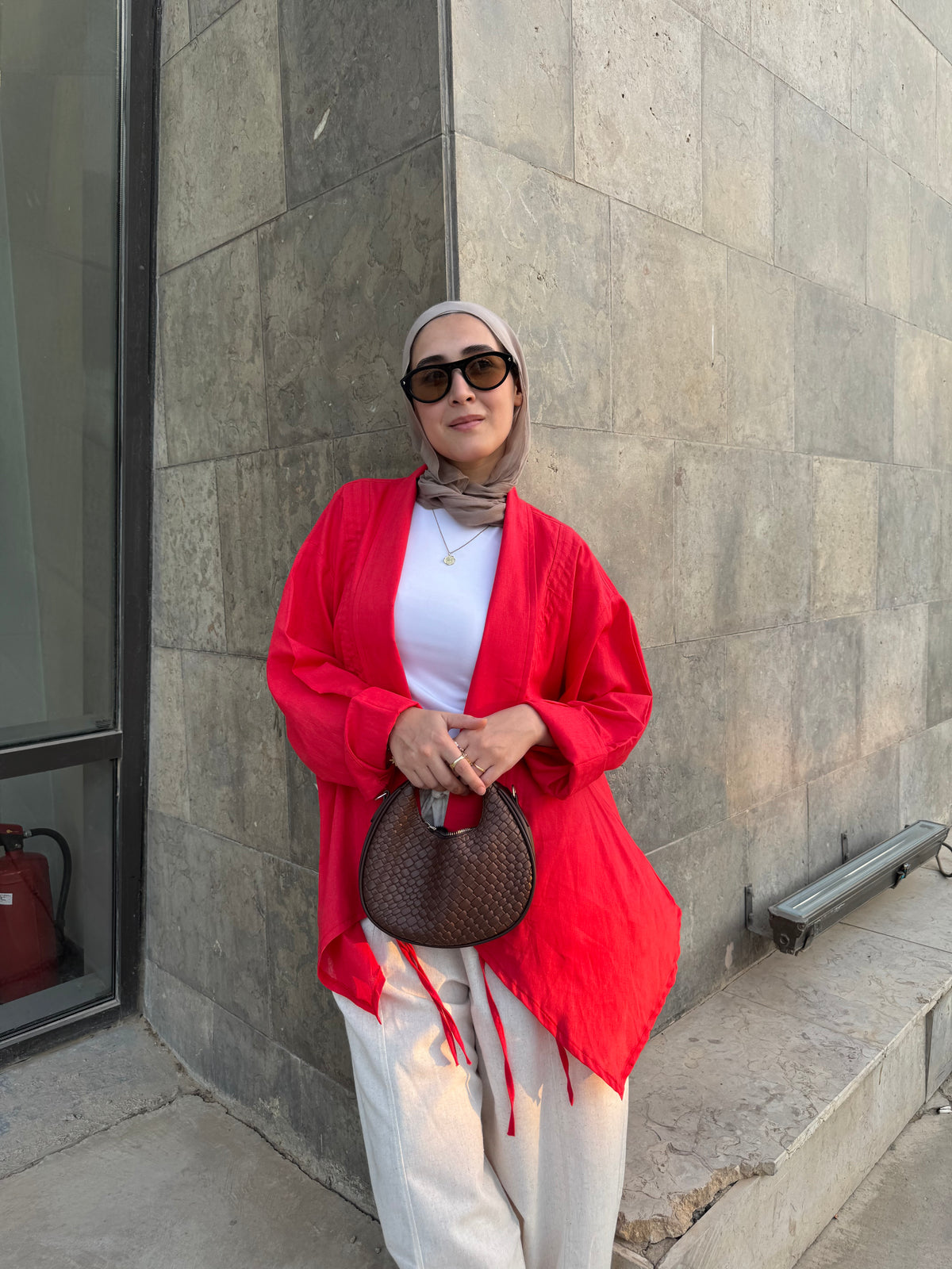 Bloom kimono- Red