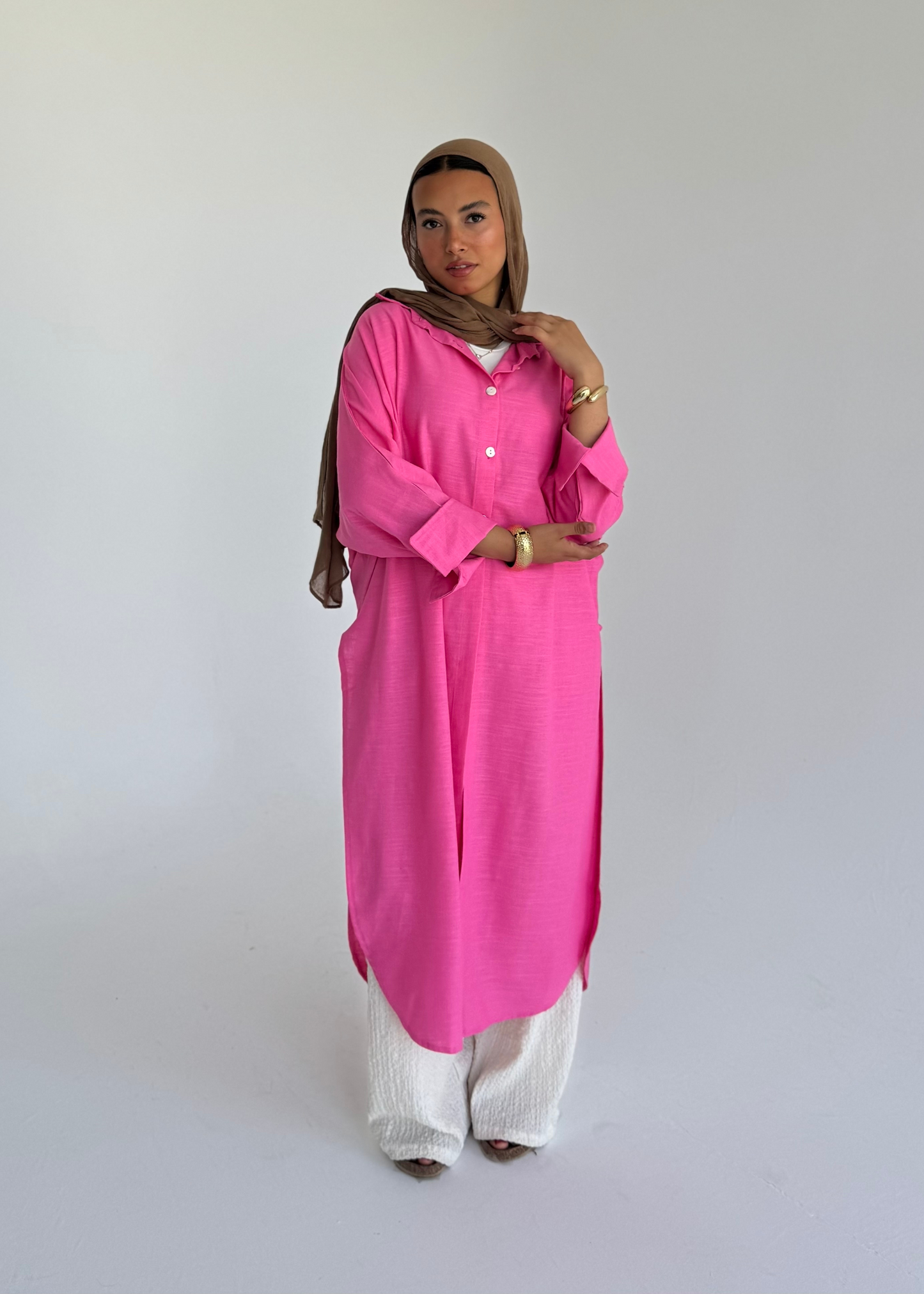 Long Shirt - Fuchsia