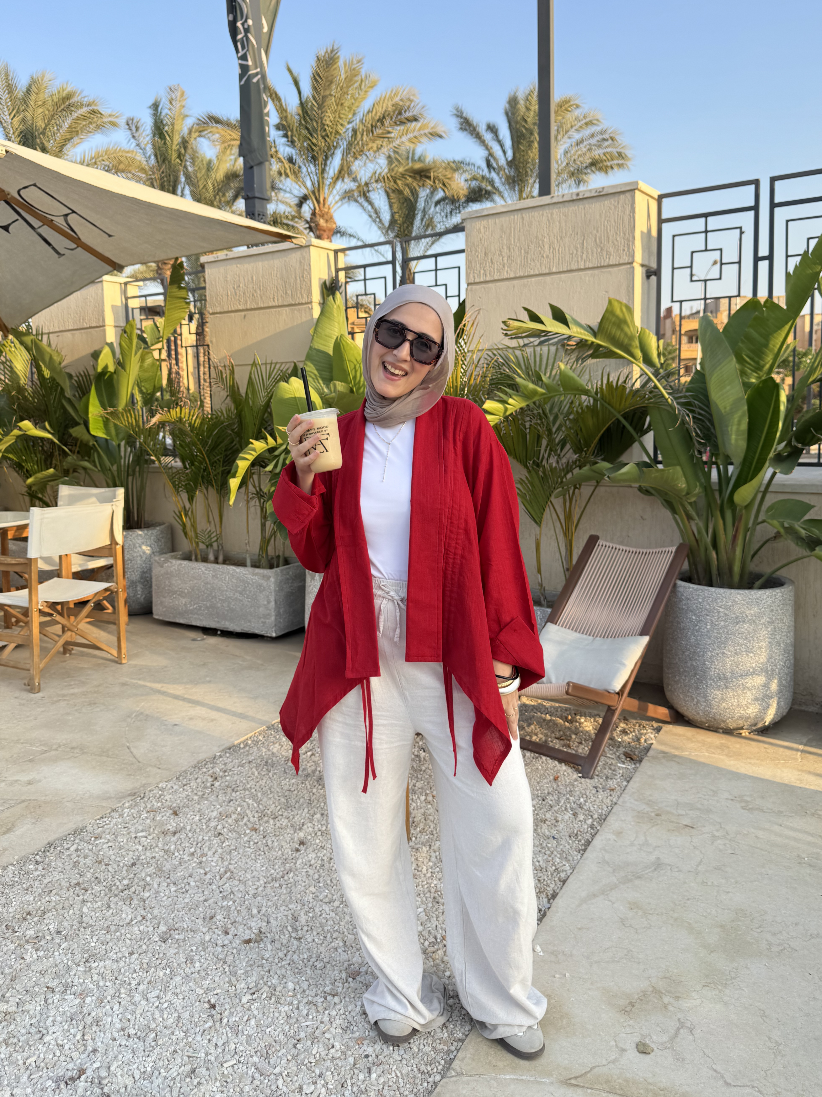 Bloom kimono- Red