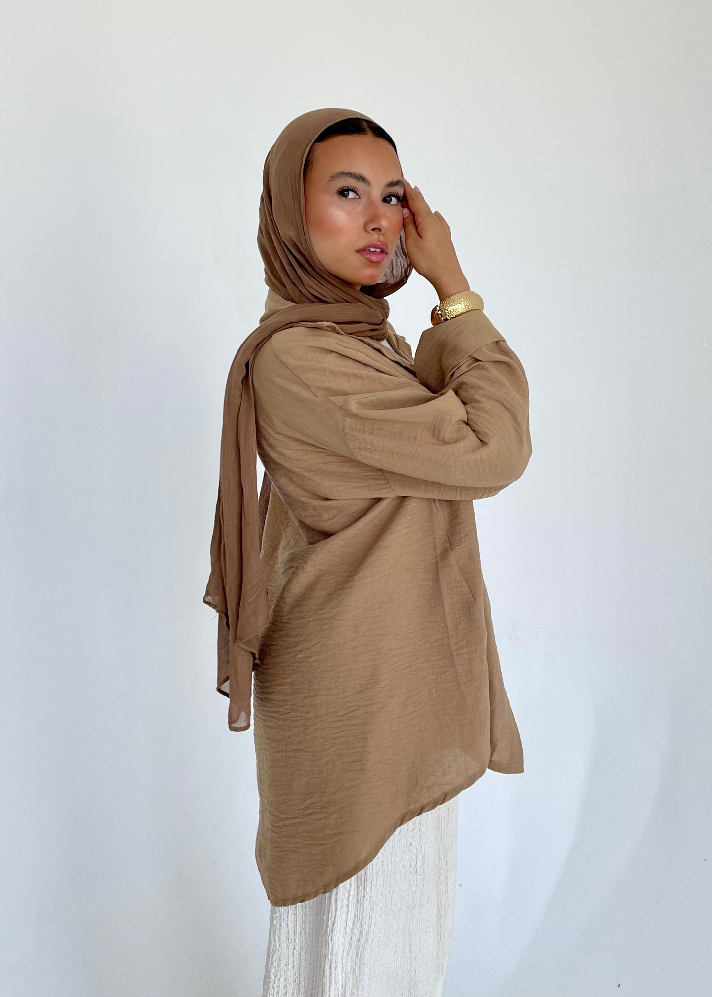 OverSized Shirt - Sand Beige