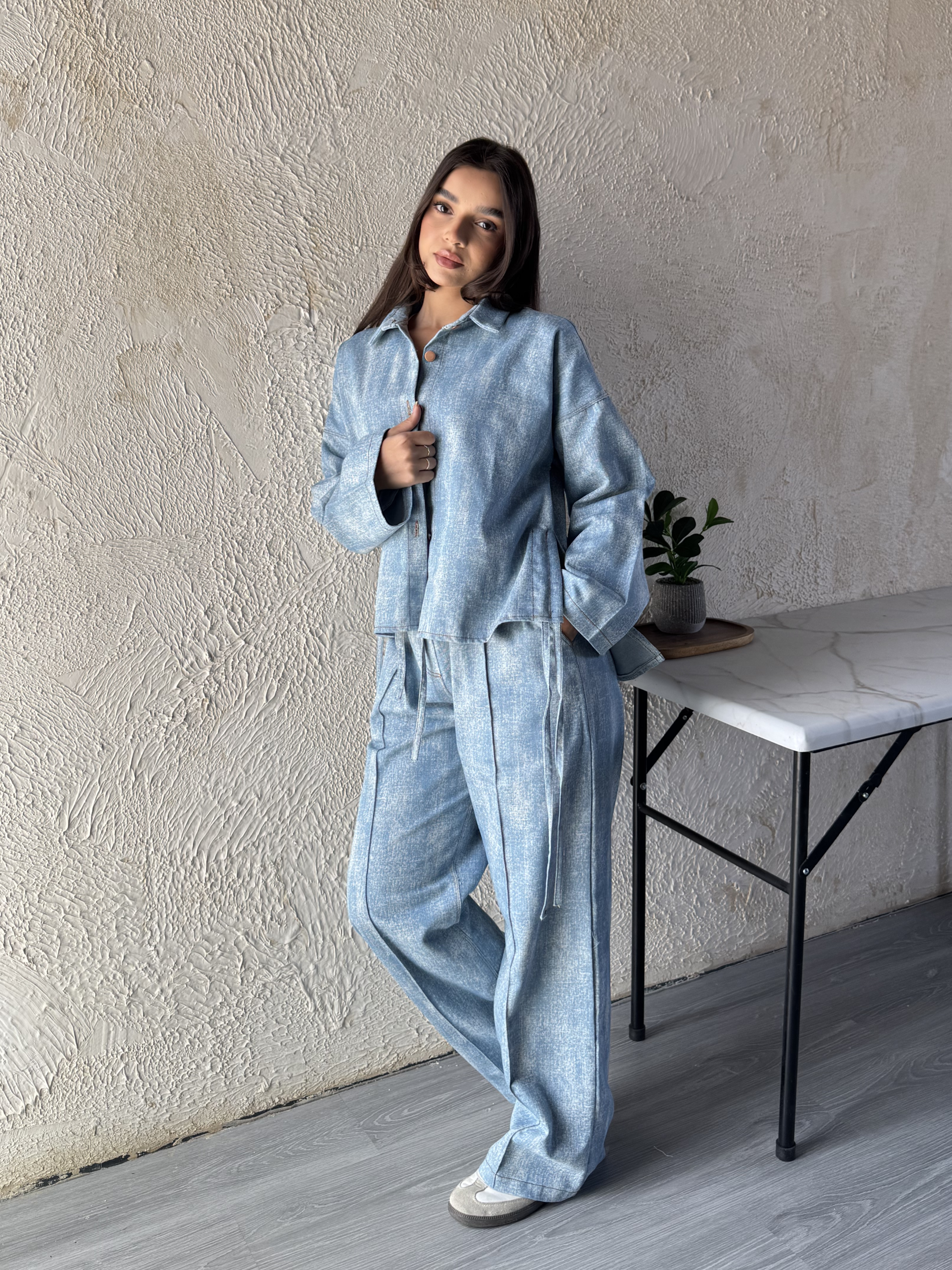 Mist Denim Set