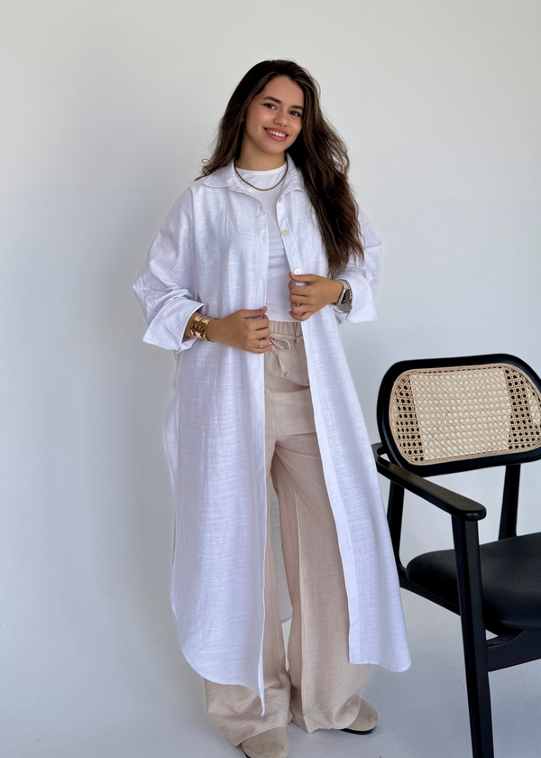 Long Shirt- White
