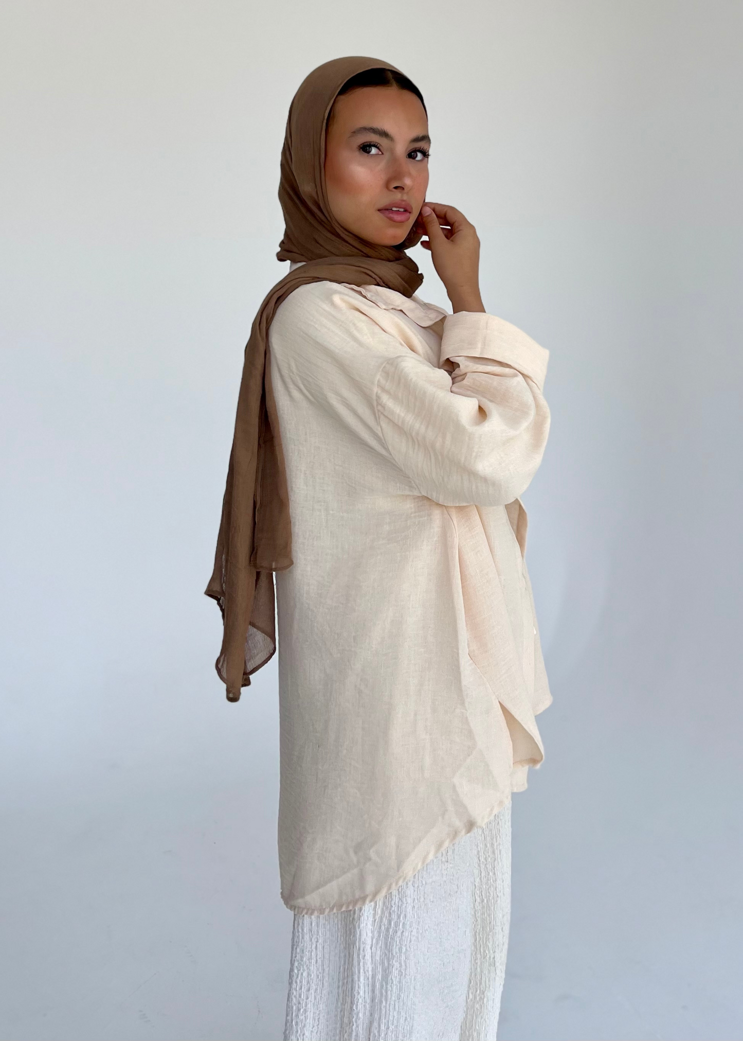 OverSized Shirt - Light Cream
