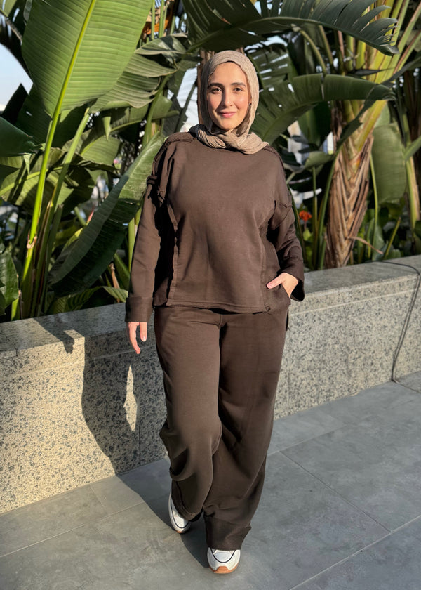 Turned Edge Set - Brown