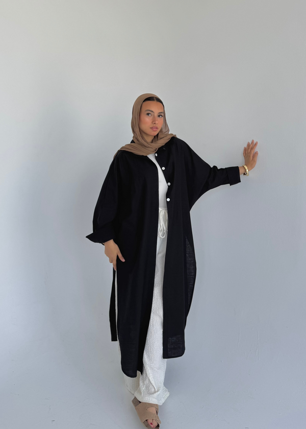 Long Shirt - Black