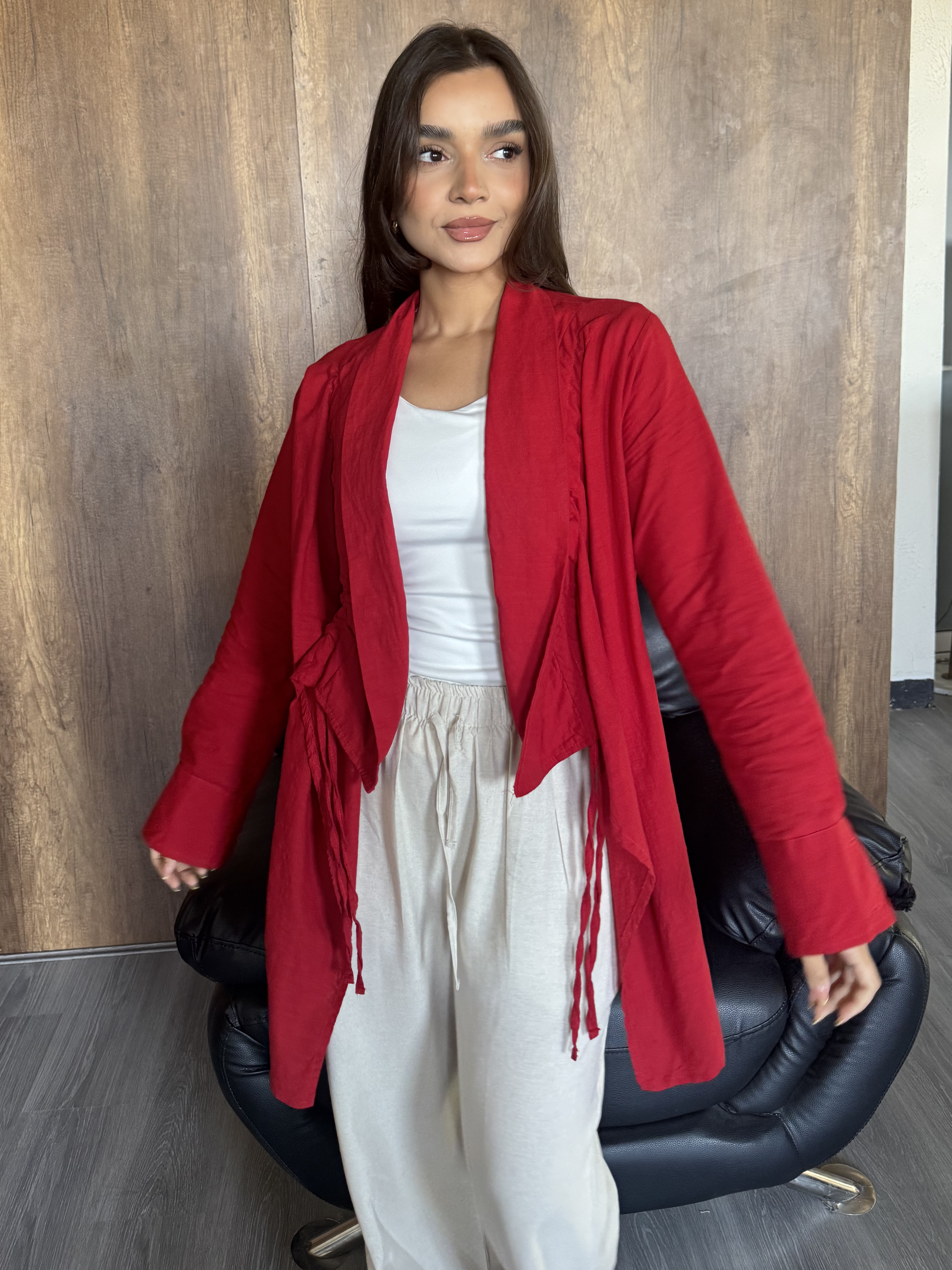 Bloom Cardigan - Red